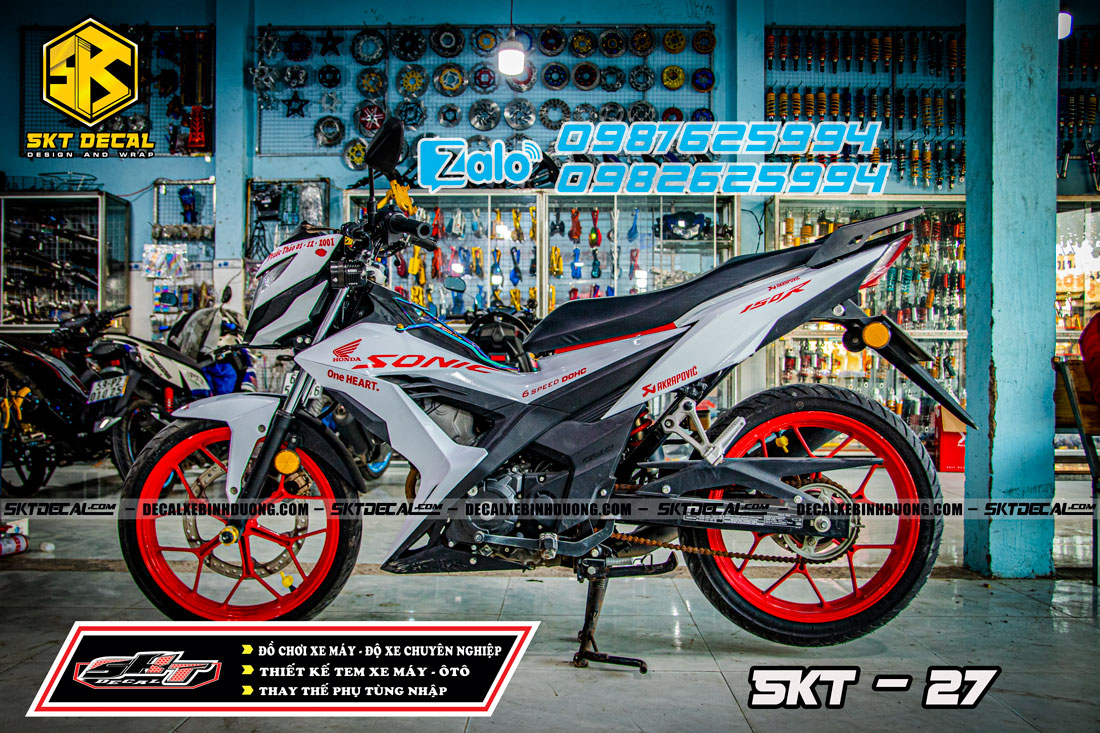 tem rời sonic trắng đỏ phong cách đơn giản