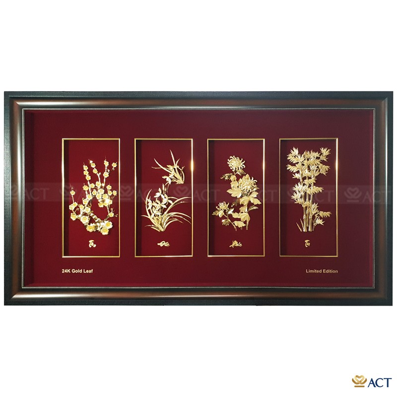 Tranh hoa tứ quý cở đại