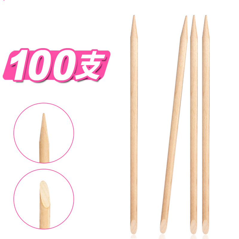 Bộ 100 Que Gỗ lấy khóe móng lấy keo dính móng giả
