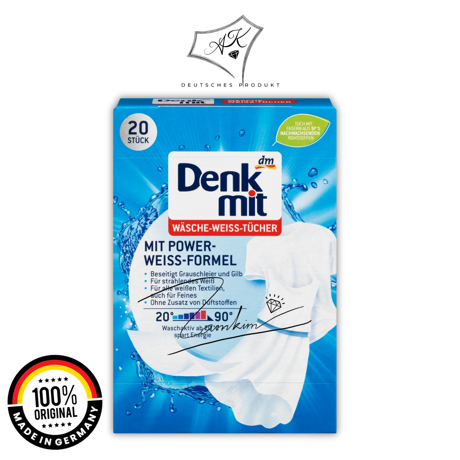 [ Hàng Đức ] Tẩy trắng quần áo nội địa Đức - Denkmit