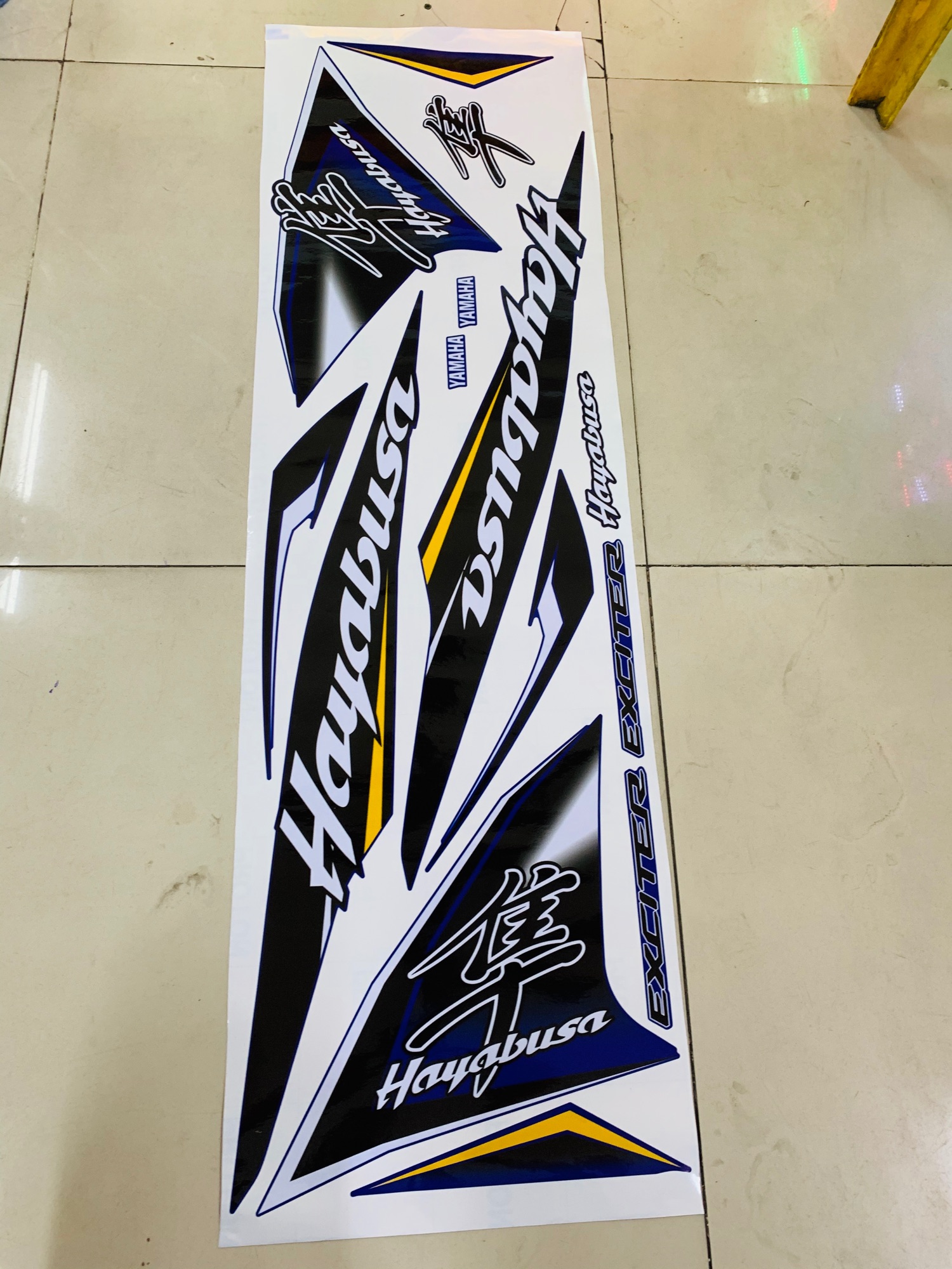 [HCM]Tem rời exciter 150 bản 3 lớp bóng cao cấp