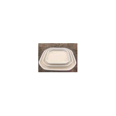 Đĩa sứ vuông bo 14cm