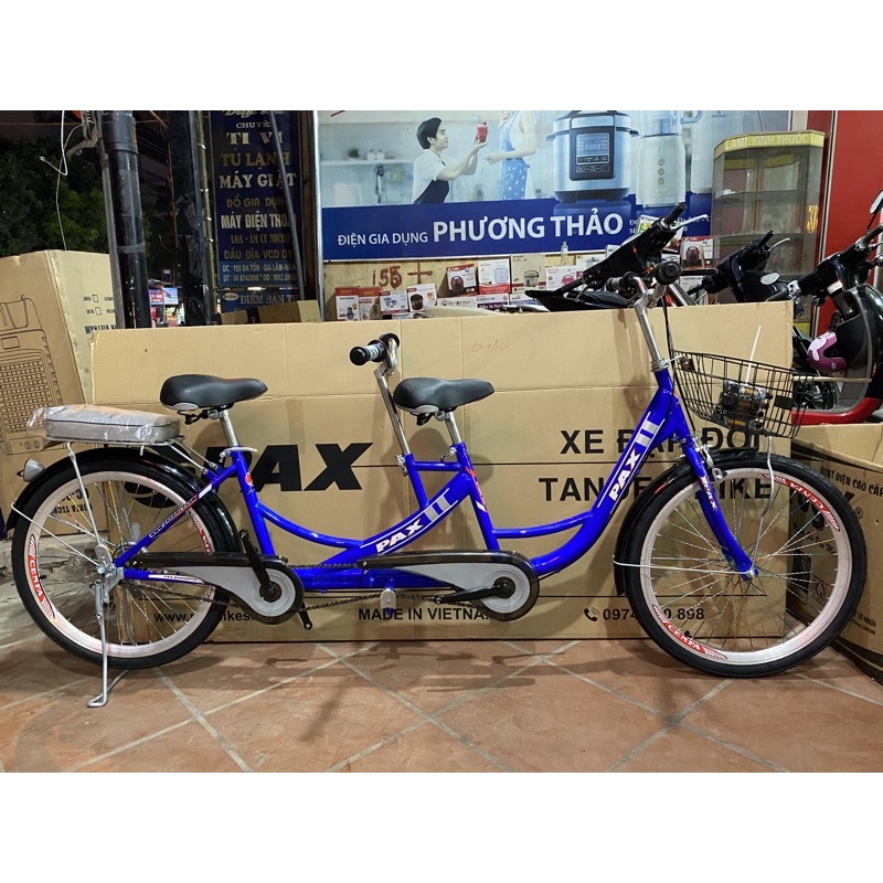 Xe đạp đôi pax 1 sport trọng lượng sử dụng: 2 người lớn <300kg - thông số: dxc: 2300 x 650-850