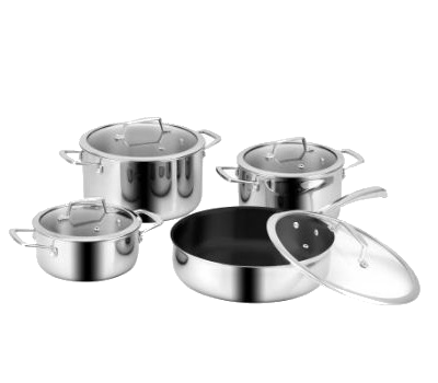 [Trả góp 0%]Bộ nồi chảo Eurosun MC1801 Luxury (GIẢM THÊM 300K TIỀN MẶT)