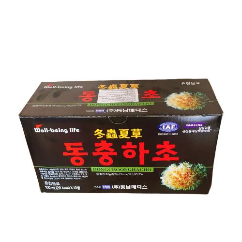 1 Thùng Nước đông trùng hạ thảo Hàn Quốc (10 hộp x 100 chai x 100ml)