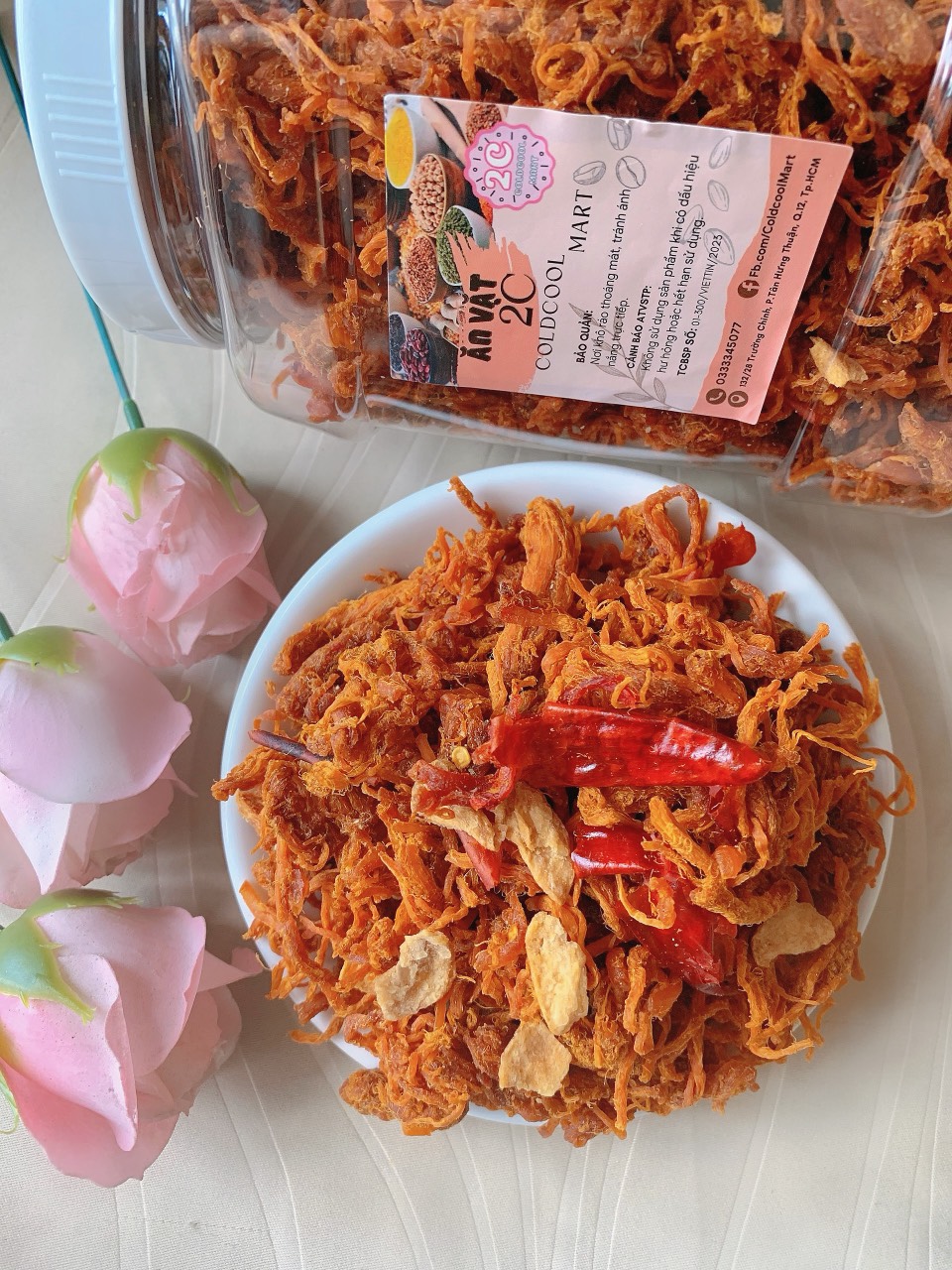 Khô Heo Cháy Tỏi 500g 2c Mart