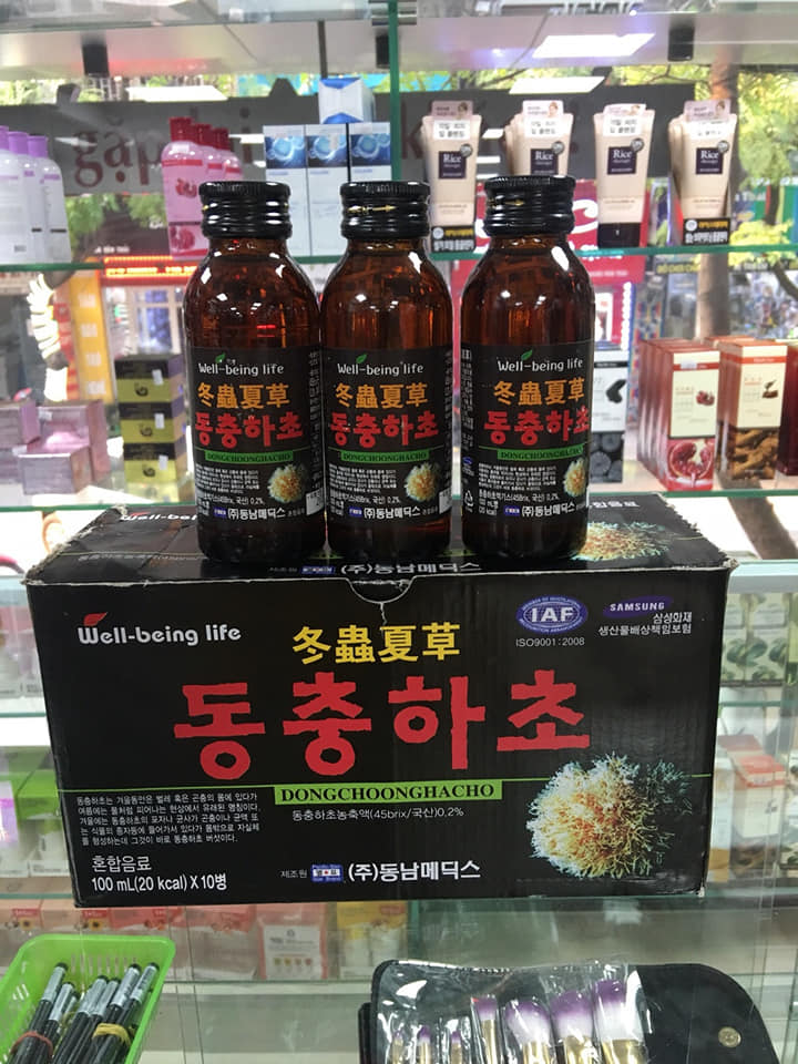 Nước Đông Trùng Hạ Thảo hộp 10 lọ