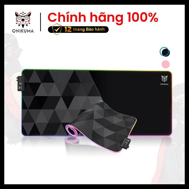 Tấm lót chuột chơi game Onikuma G6 80 30cm có đèn RGB