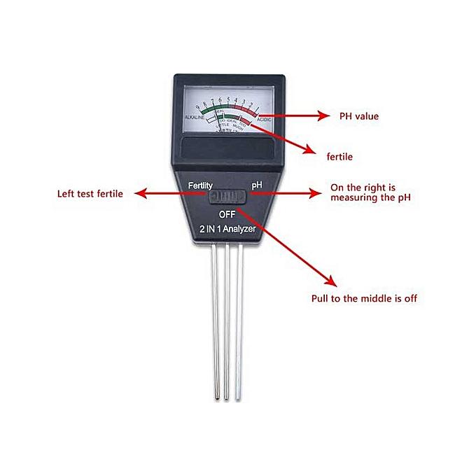 [BẢO HÀNH 1 ĐỔI 1] Máy đo pH đất và độ dinh dưỡng của đất