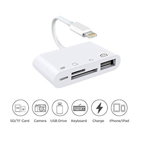 Cáp OTG lightning 4 in 1 cho Iphone Ipad