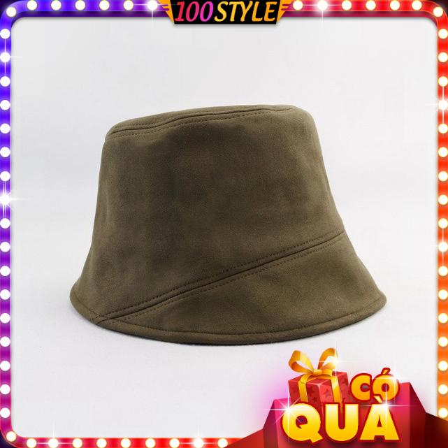 Nón vải style nhật vành che mặt trước chống nắng - 100style