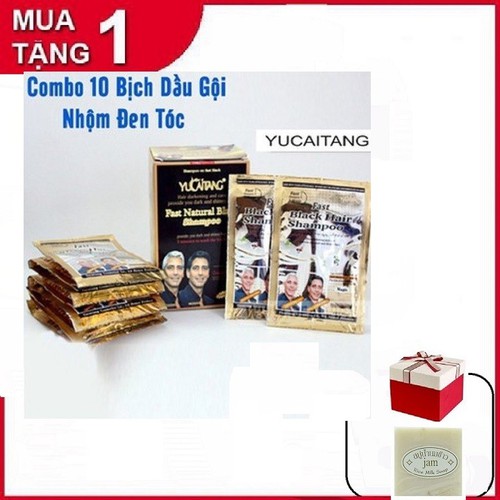 [HCM]COMBO 10 Bịch Dầu Gội Nhuộm Tóc Đen