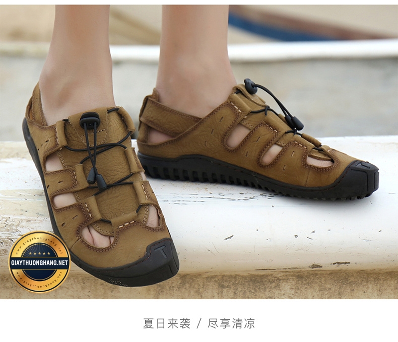 Dép rọ, Giày sandal Nam Camel Active 2020, Mã BC19356