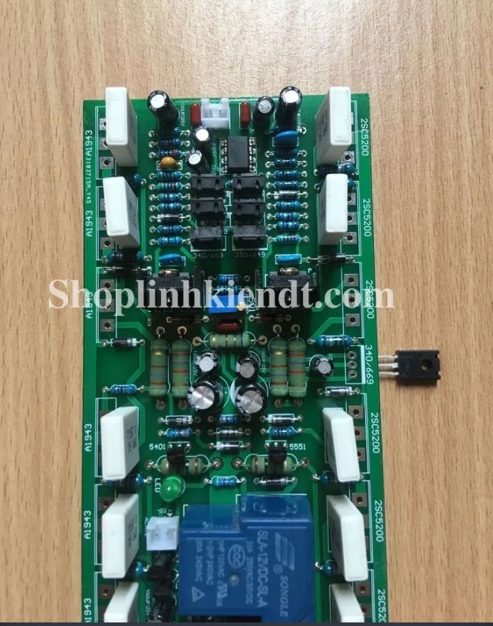 Bo công suất HIFI 1650W/1 kênh 24 sò