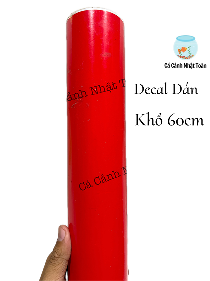 Red Decal for Aquariums, Motorcycle Stickers 60cm High