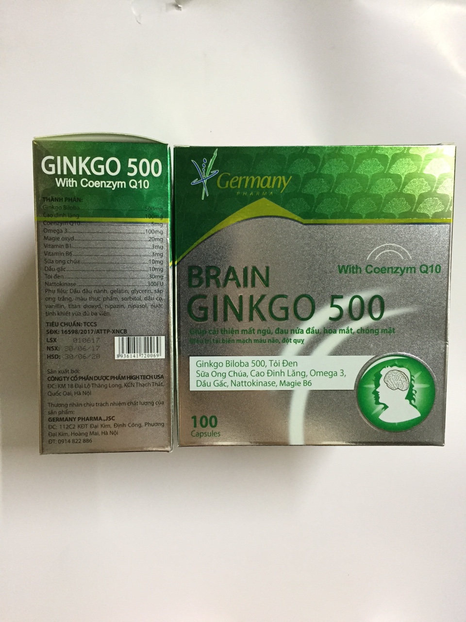 Brain Ginkgo 500 - Bổ sung dưỡng chất cho não