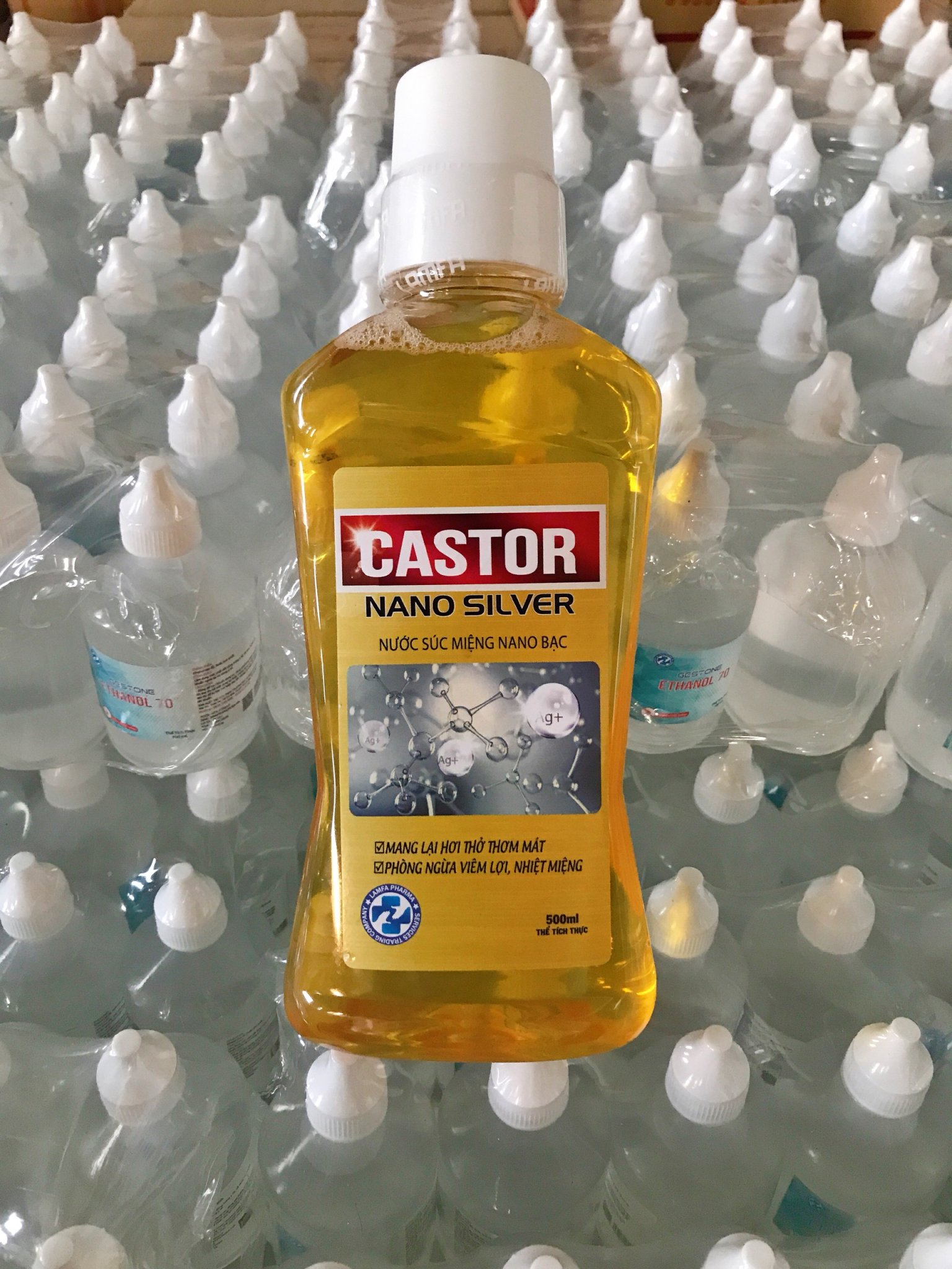 COMBO 3 NƯỚC SÚC MIỆNG KHÁNG KHUẨN NANO BẠC 500ML