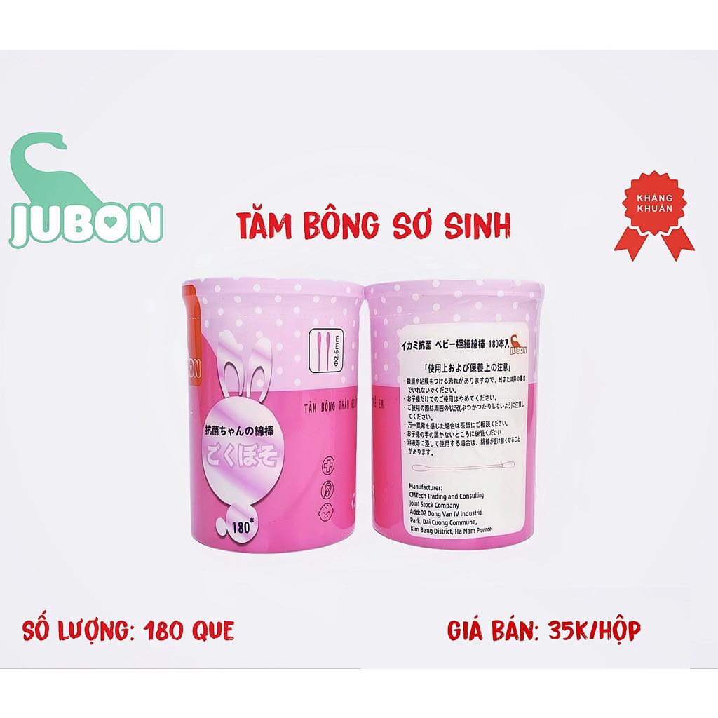 Tăm Bông Ikami - Jubon Dành Cho Bé Sơ Sinh 0M+