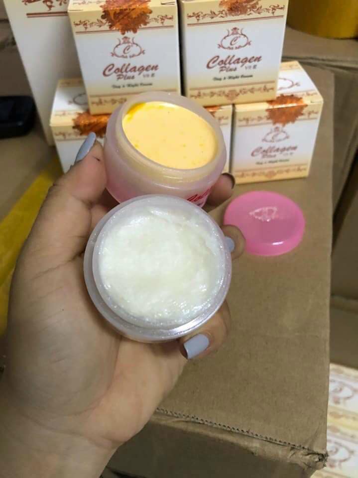 [tem đỏ]KEM COLLAGEN PLUS VIT E DƯỠNG TRẮNG DA MẶT