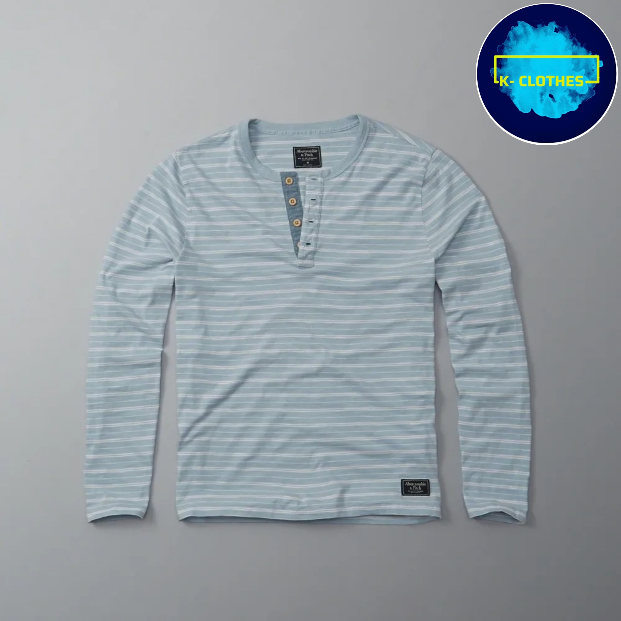 Pullover men Abercrombie long sleeved abr-ls04 long-sleeve Henley
