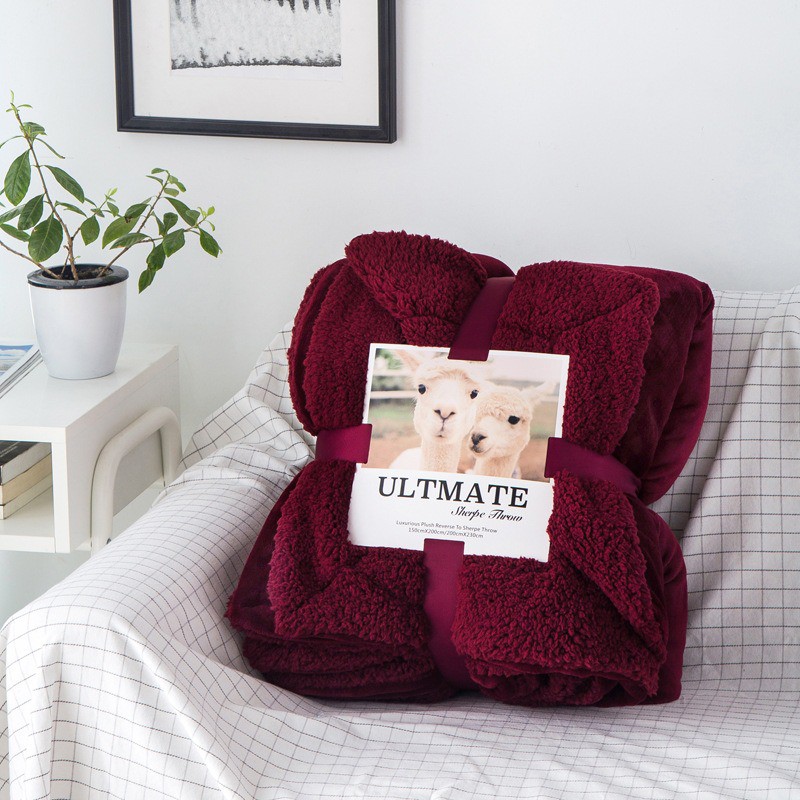 [Hàng Xuất Khẩu] Chăn Lông Cừu Tuyết Ultimate Sherpa Throw 2m X 2m3