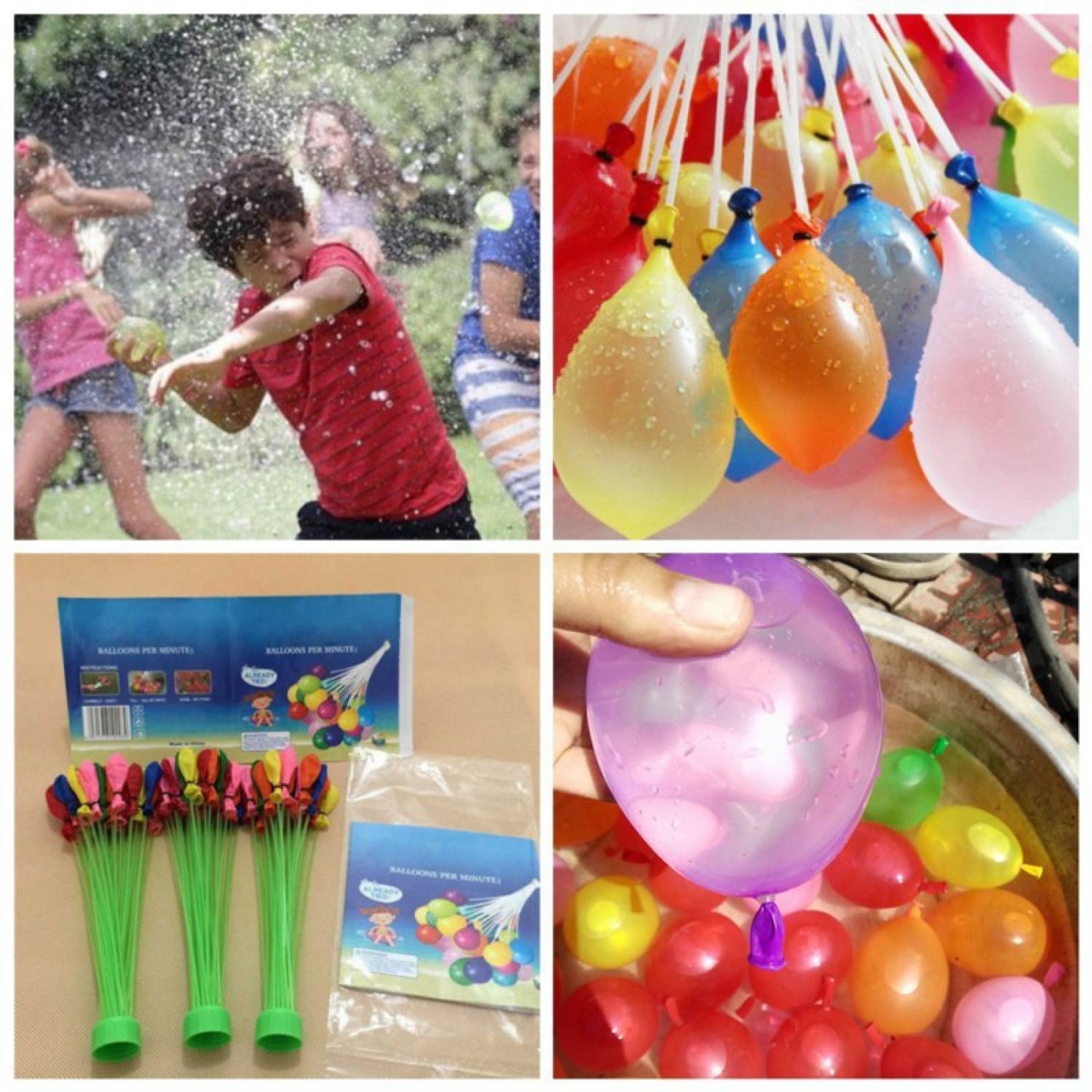 Bịch 111 Quả Bóng Nước Chùm Magic Balloons
