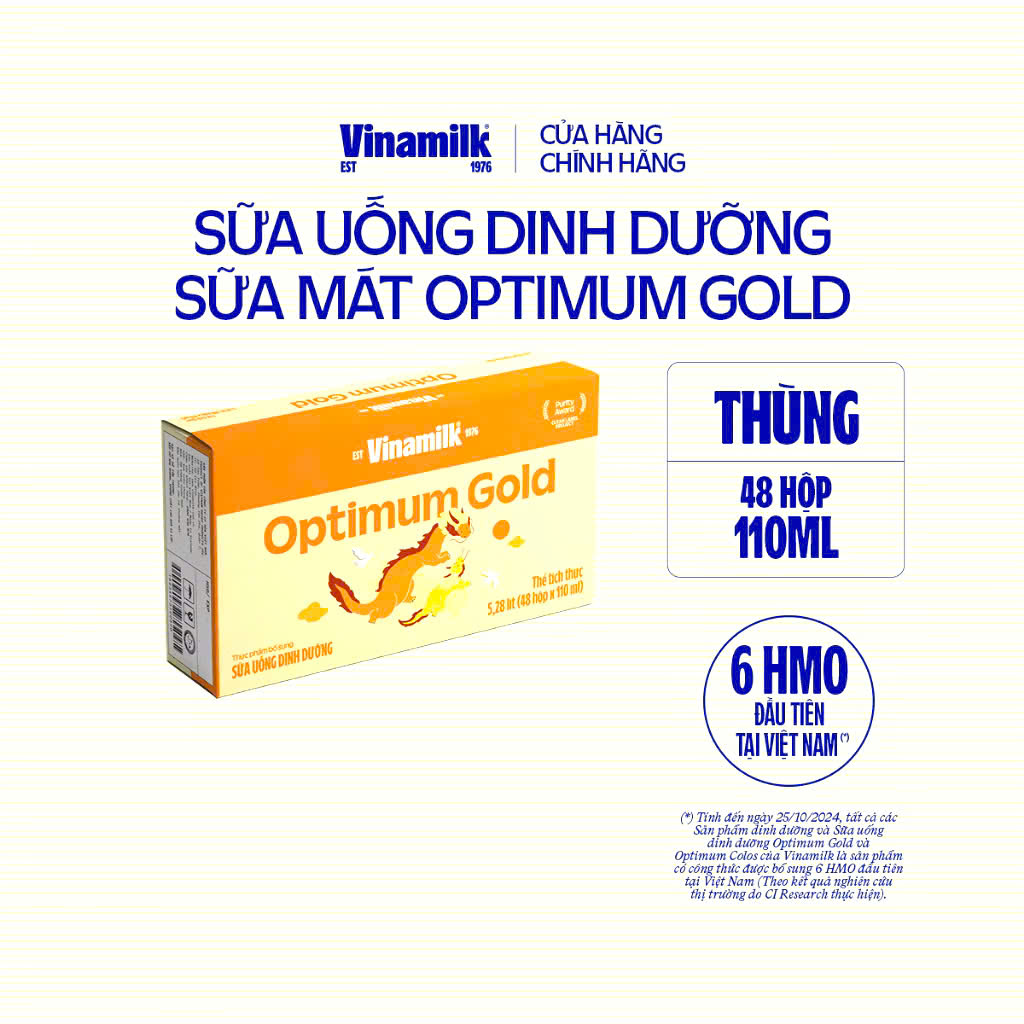 THÙNG 48 HỘP SỮA BỘT PHA SẴN OPTIMUM GOLD 110ML