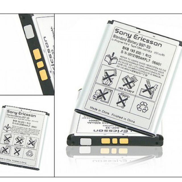 Pin Sony Bst-33 Xịn Mới 100% _ Bh 6 Tháng