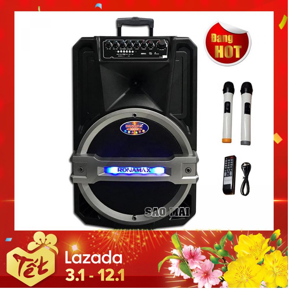 [ Xả Kho ] Loa kéo Karaoke di động Bluetooth Ronamax T12 ( 300W )