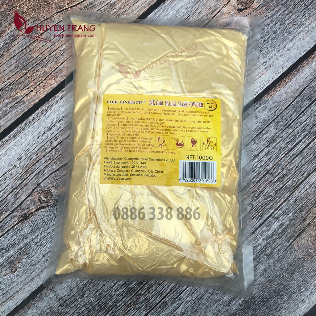 Bột mặt nạ vàng 24k gold