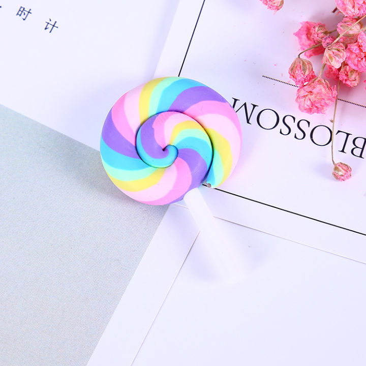 Combo 2 Charm Slime Squishy Kẹo cầu vòng