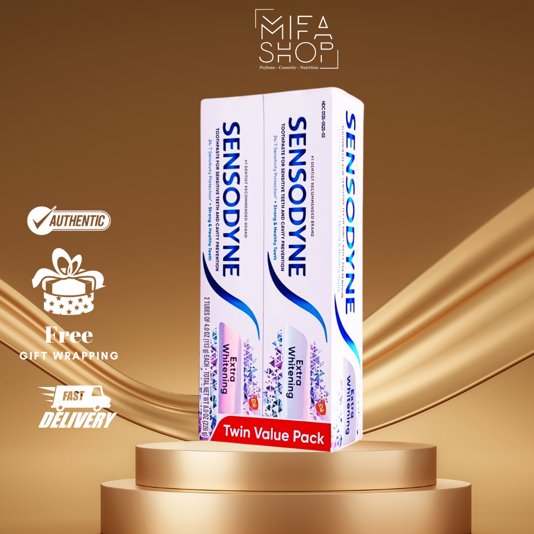 Kem đánh răng Sensodyne Mỹ trắng răng, chống ê buốt
