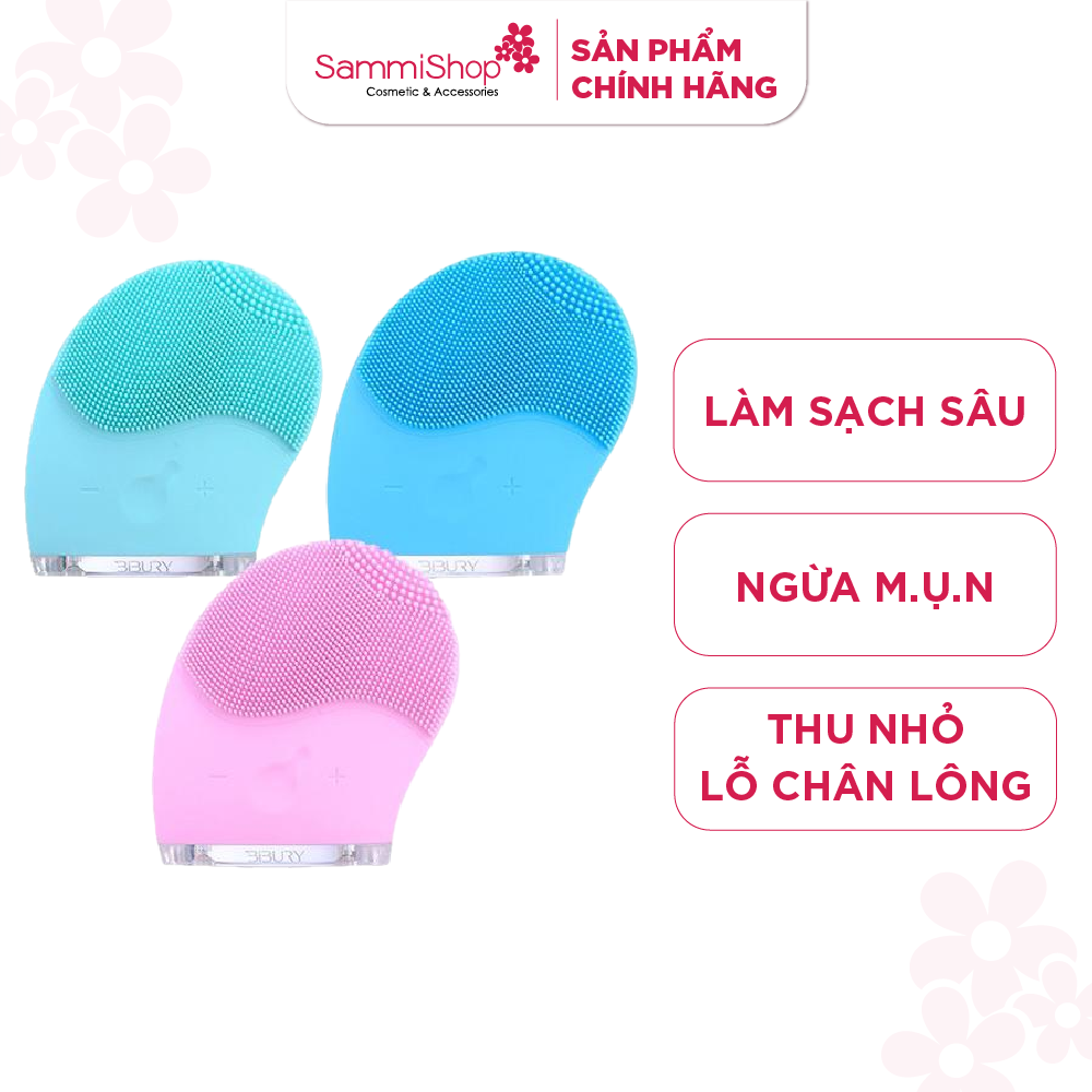 [6-11/12 VOUCHER GIẢM 8%]Máy rửa mặt Bibury kèm bộ củ sạc Sikenai