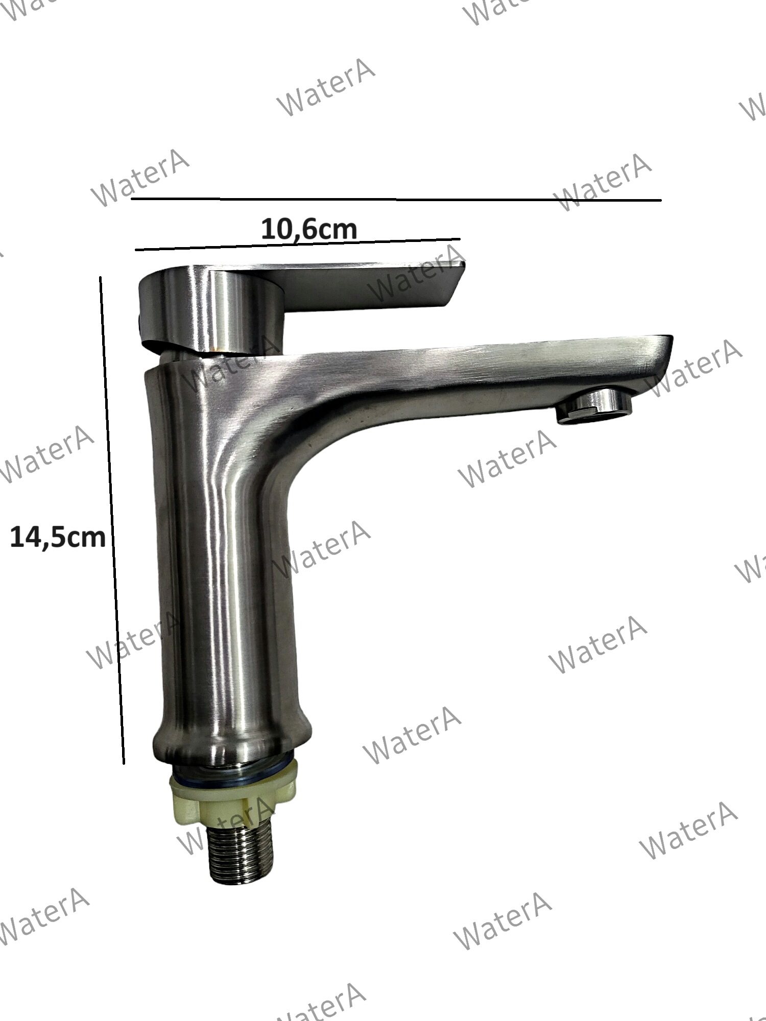 Vòi lavabo, vòi rửa mặt gật gù lạnh inox SUS 304