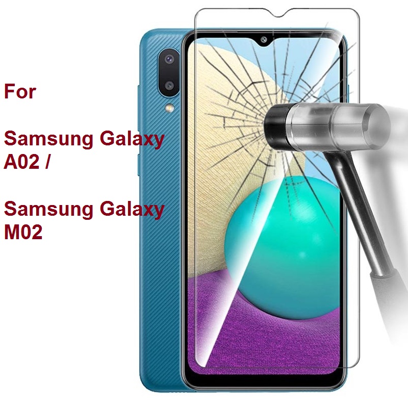Kính cường lực Samsung A02 / Samsung M02 (Trong suốt, Không Full Màn)