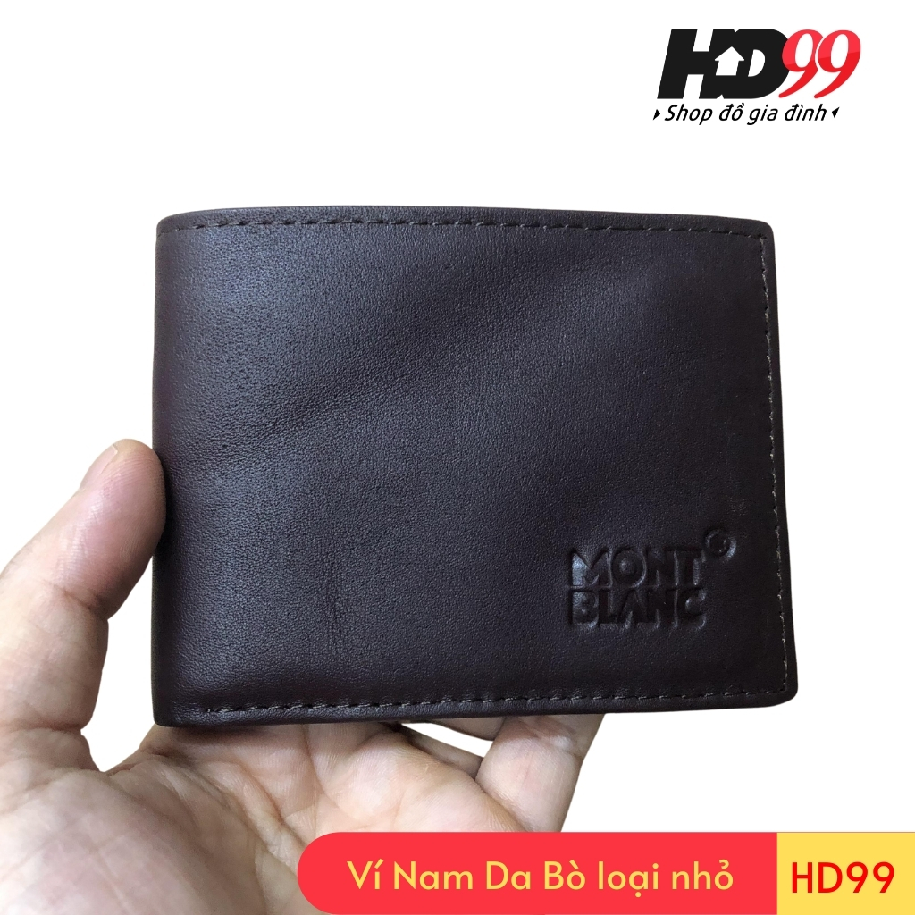 Ví Nam Da Bò Mini H2 Dáng Basic Chất liệu PU