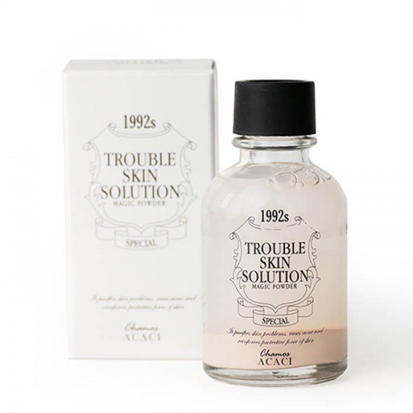 Bột làm sạch da mụn Hàn Quốc Chamos Acaci Trouble Skin Solution Magic Powder (30ML)