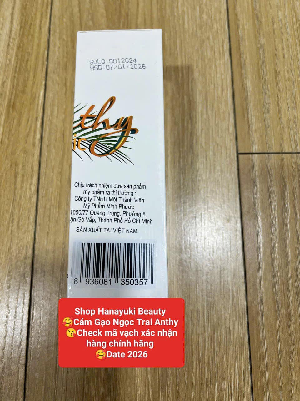 [Chính hãng Anthy-Date 2026] Bột Cám Gạo Ngọc Trai ANTHY 150gram