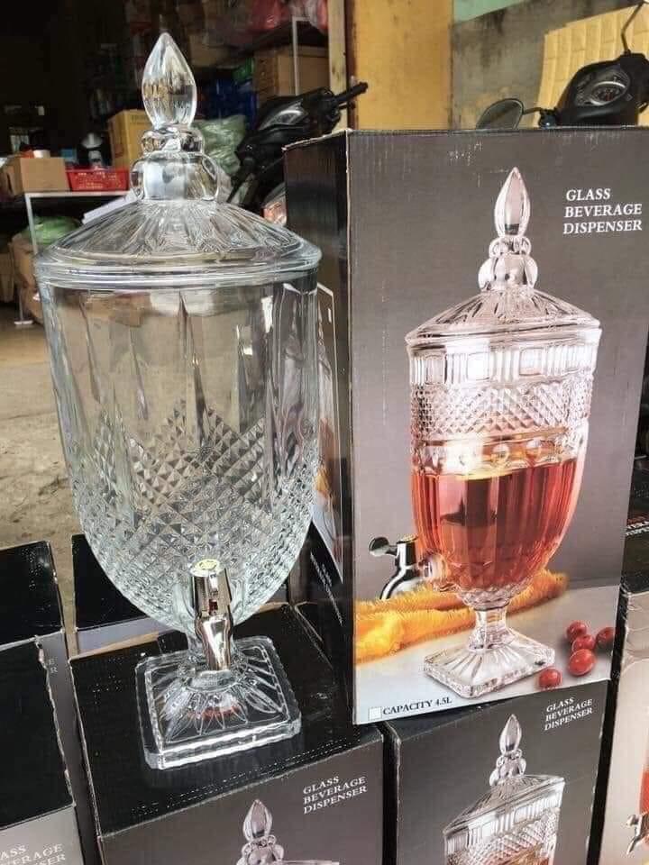 Bình Thủy Tinh Có Vòi 5 Lít