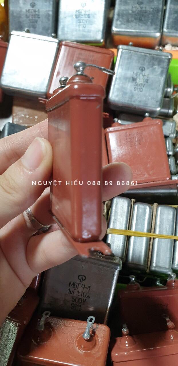 Tụ 2 chân Nga mỏng 300B 4uF-350V
