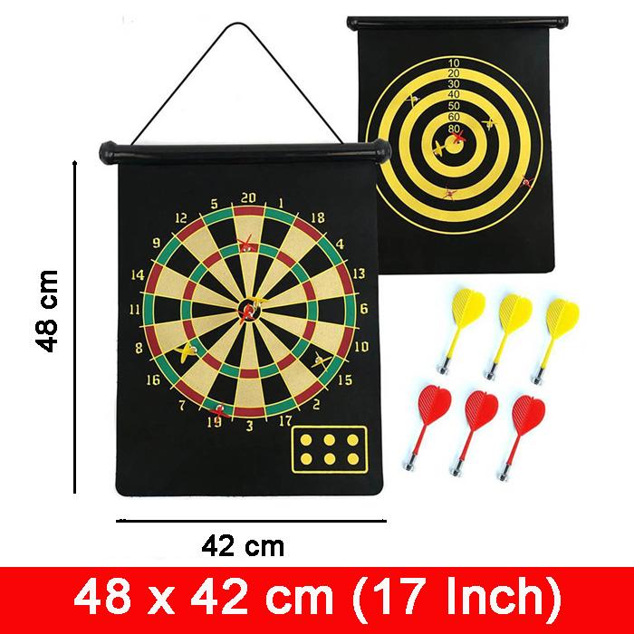 [HCM]Bảng Phi Tiêu Nam Châm 17 Inch 48 x 42 cm (Kèm 6 Cây Phi Tiêu)