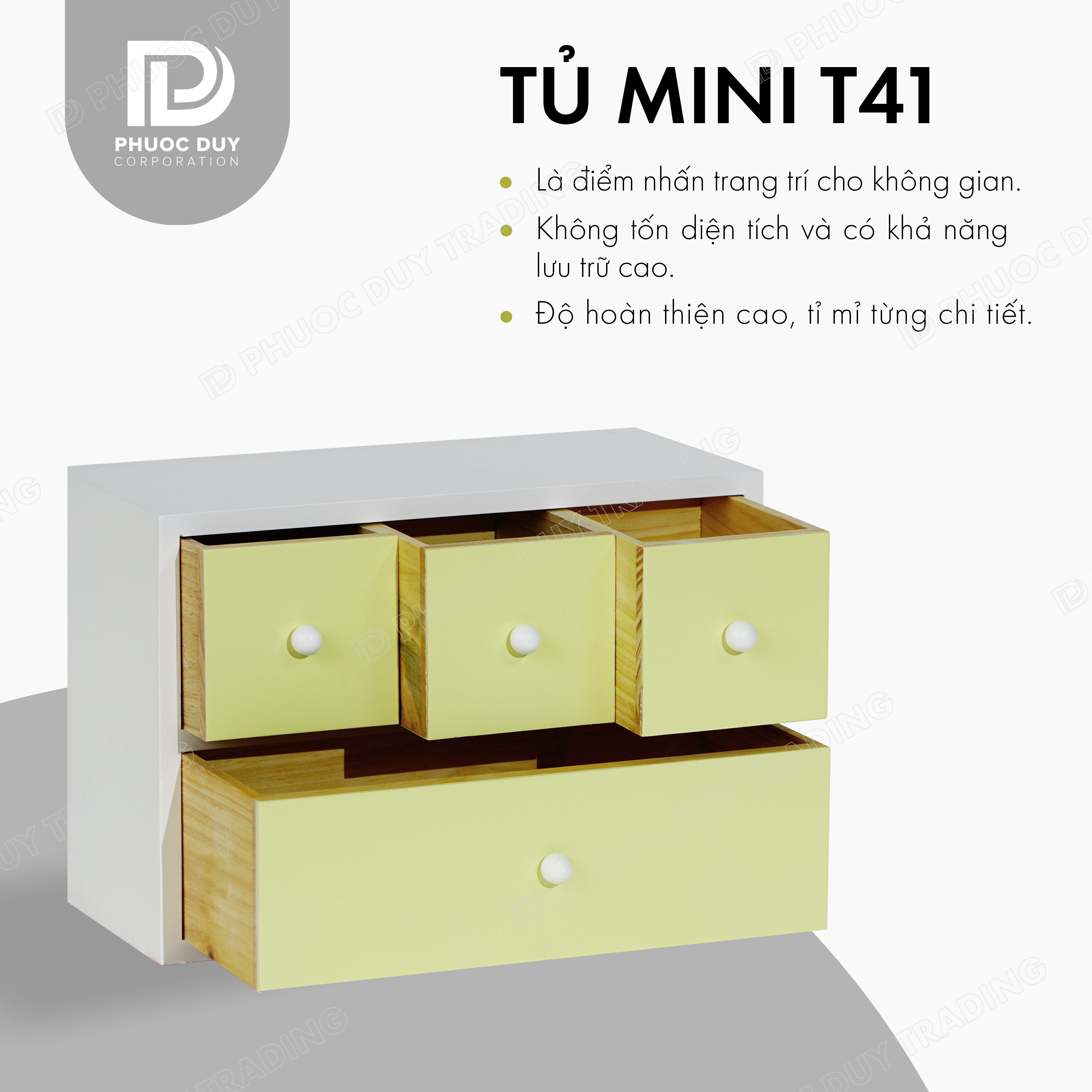 Tủ mini để bàn đa năng - Tủ nữ trang mỹ phẩm T41