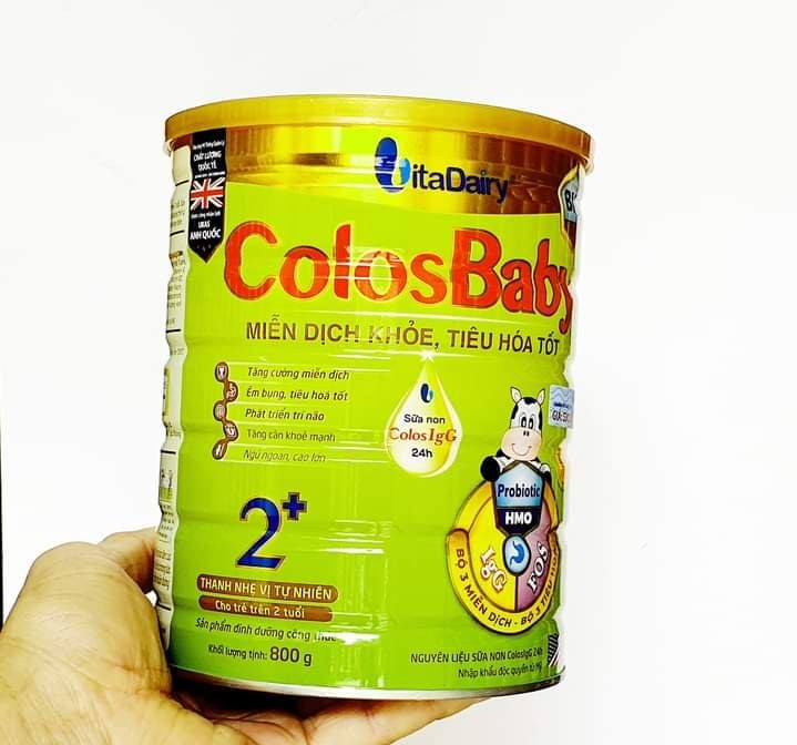 Sữa bột Colosbaby BIO Gold 2+ 800gr Date mới