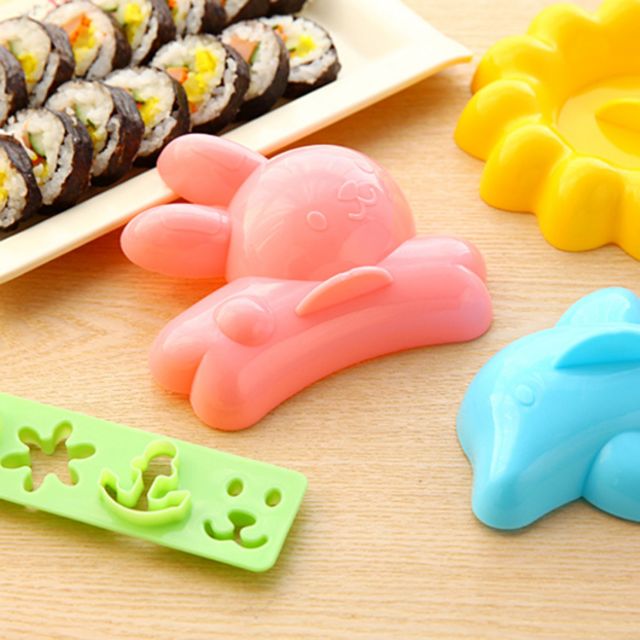 Bộ Khuôn Tạo Hình Cơm Bento Cho Bé Kiểu Nhật