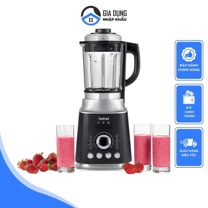 Tefal bl962b40 ultrablend cook high speed blender, 1300 w