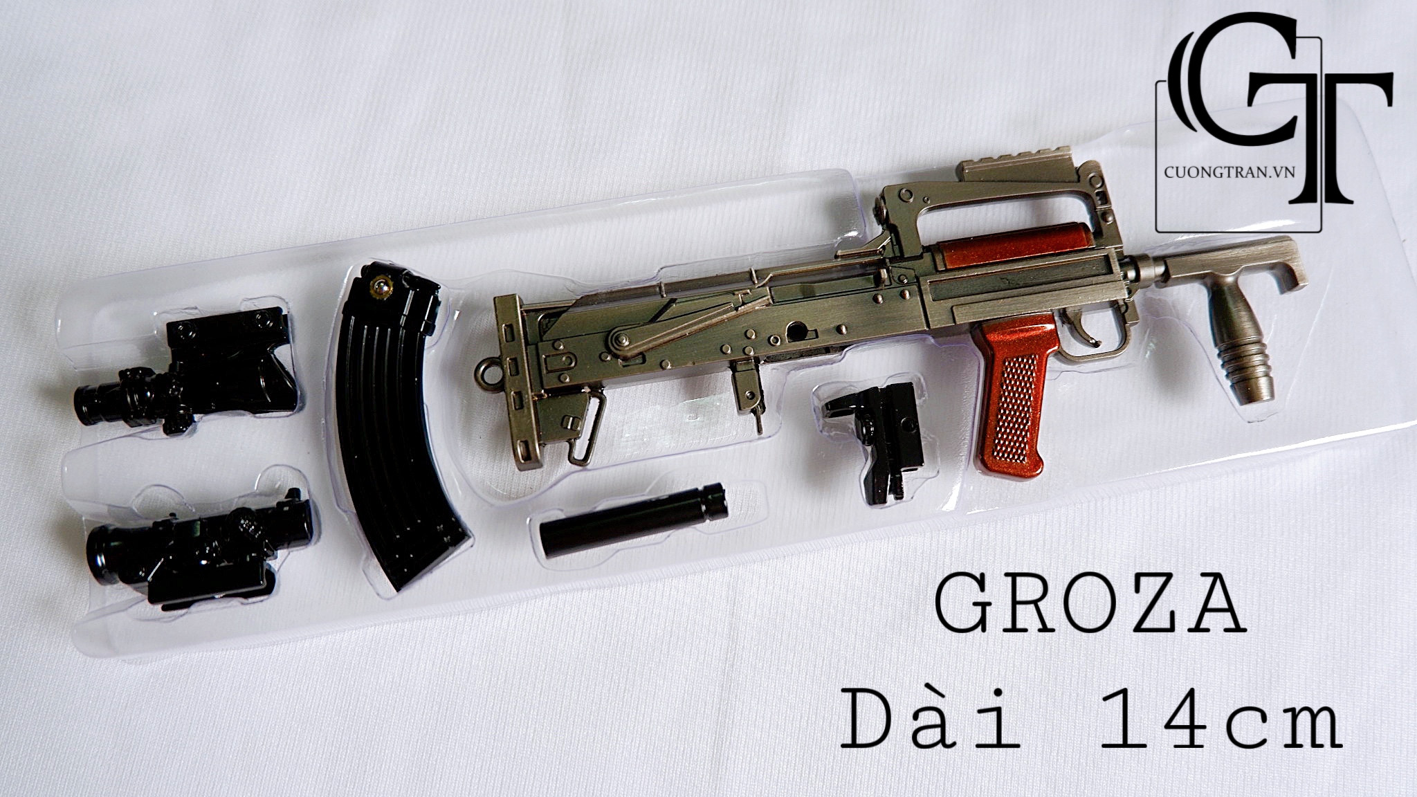 Mô hình Sú.ng lắp ráp game PUBG - Loại 17cm đến 23cm (Tặng kèm giá đỡ nhỏ)