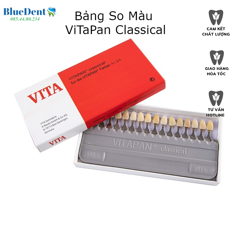 Bảng so màu vitapan classical 16 màu chuẩn không lỗi