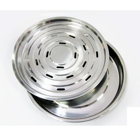 Khay úp ly inox tròn 26cm TANAFAC