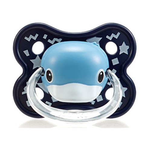 Ti giả cho bé từ 0-6 tháng silicone mềm không mùi chỉnh nha kuku ku5518