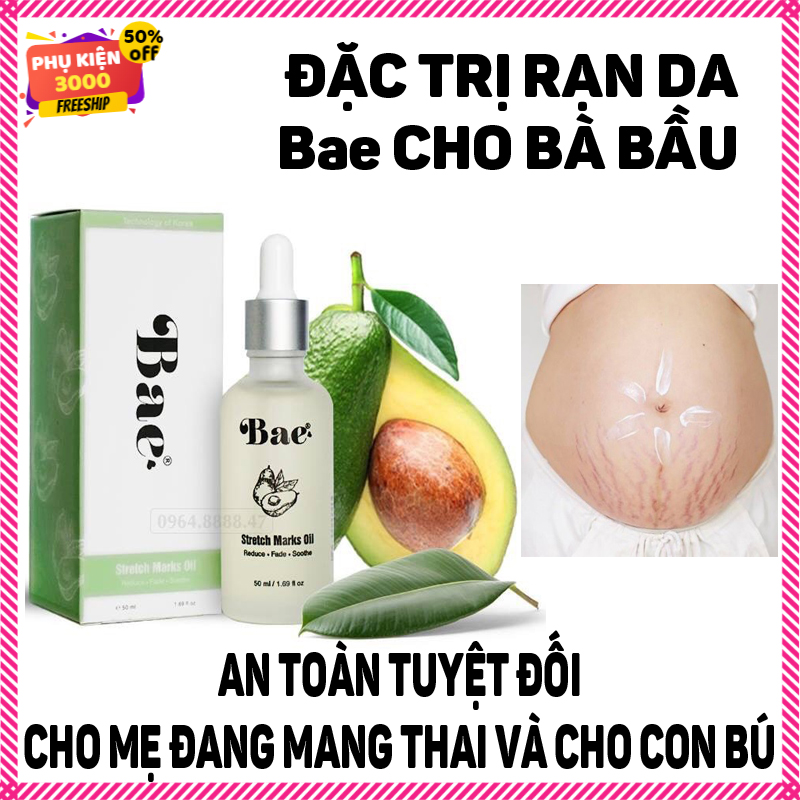 TINH DẦU xóa  rạn da sau sinh bae 50ml